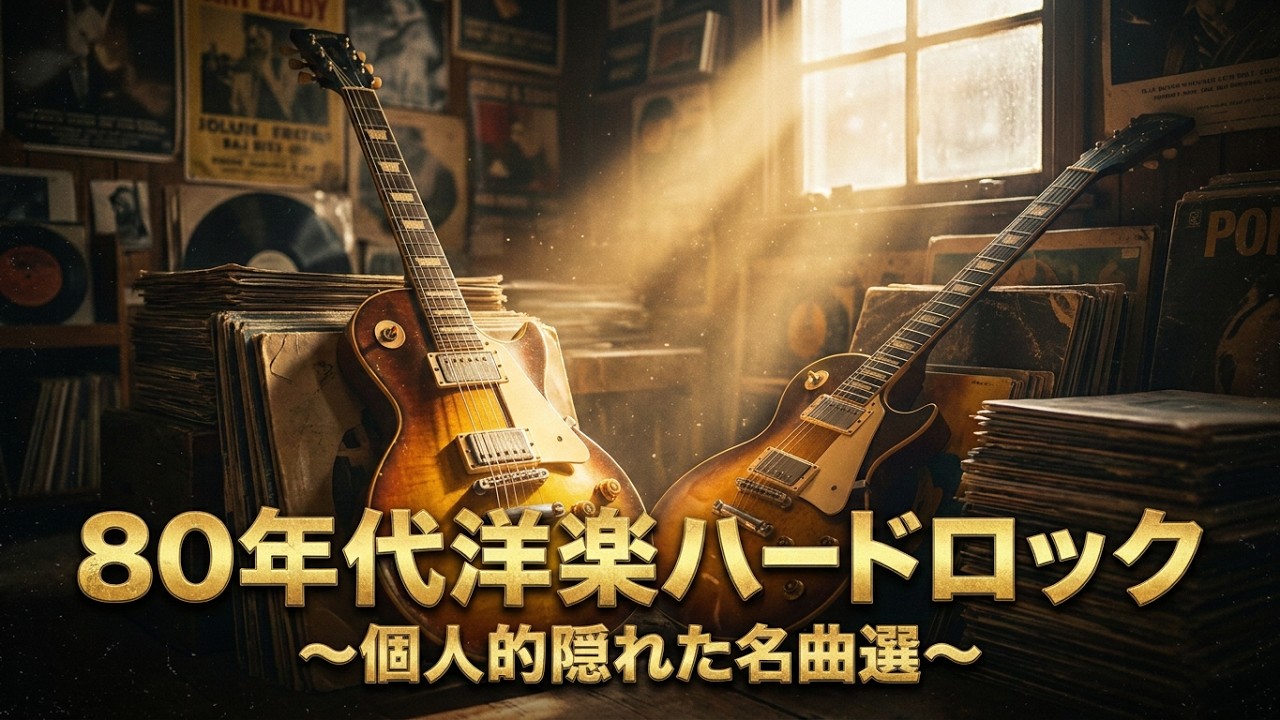 【80年代洋楽ハードロック】　個人的に隠れた名曲だと思う曲集　※私の主観と好みからの選曲です