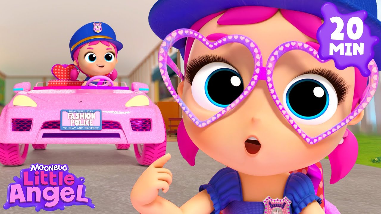 Officer Jill ready for Duty! 🚓 Jill's Playtime | Little Angel Kids Songs & Nursery Rhymes