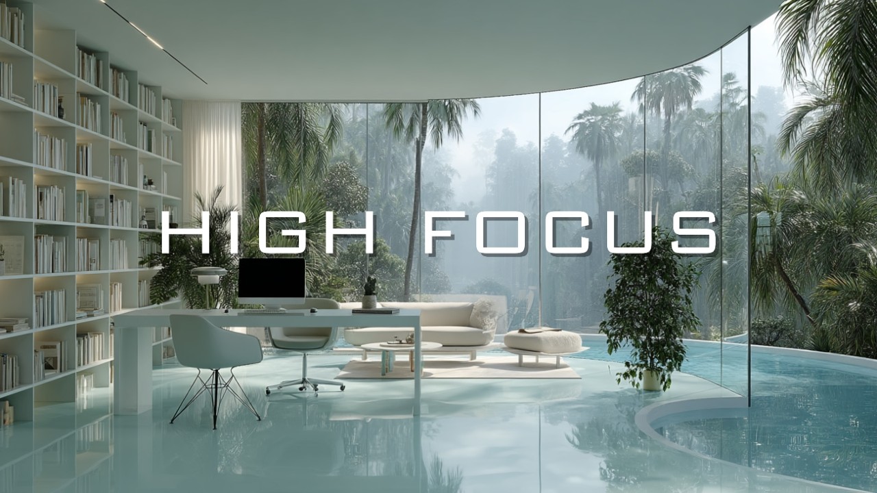 High Focus Ambient Music | Calm Workspace Soundscape for Studying, Reading & Deep Work