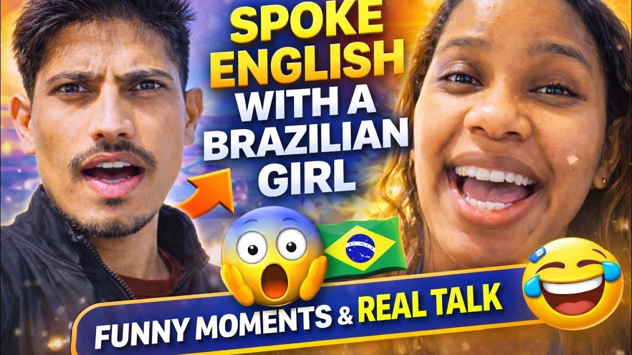 Day 7: Chatting in English with a Brazilian👩👩‍🎤 Friend – Funny 🙀🎉& Engaging Moments!