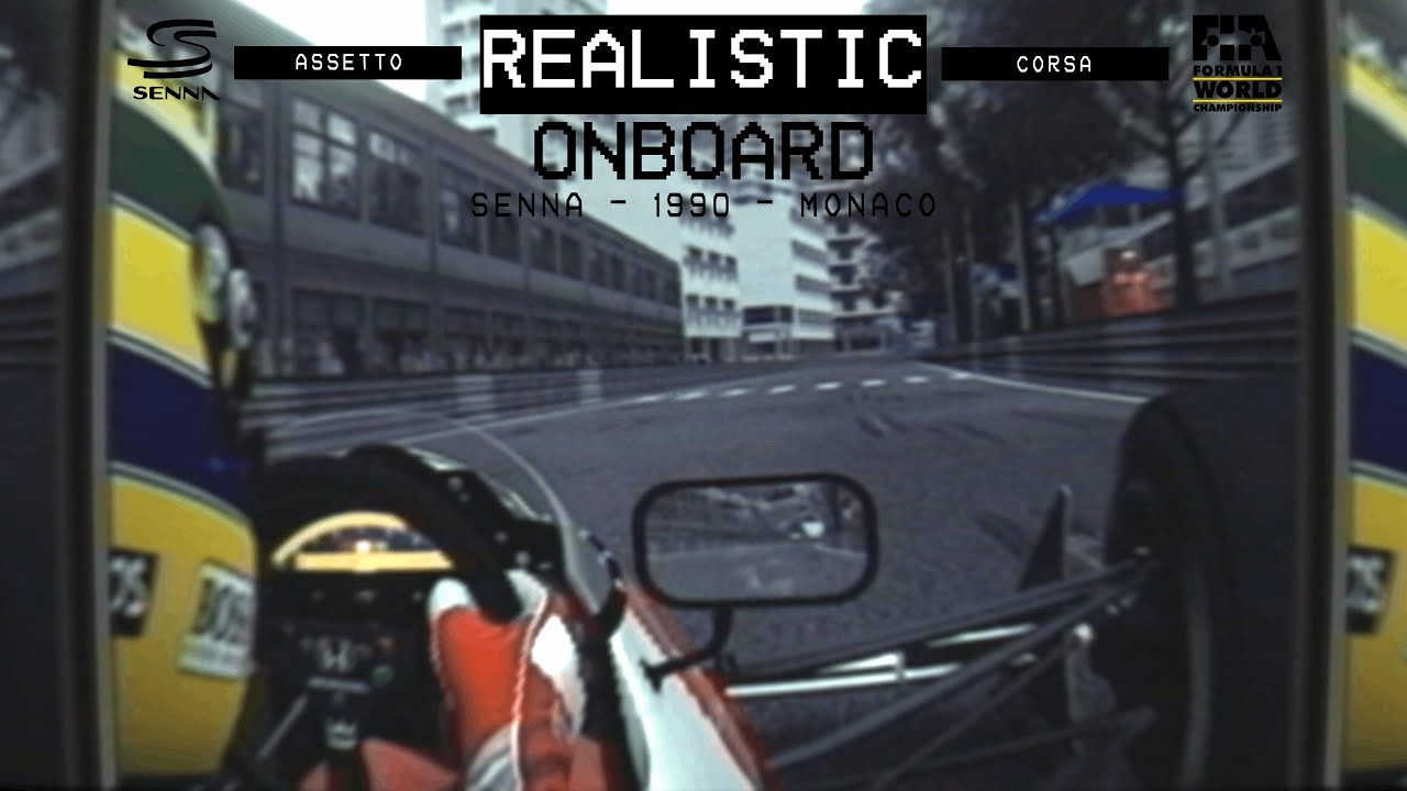Senna Classic Monaco Onboard recreation | F1 1990 Assetto Corsa