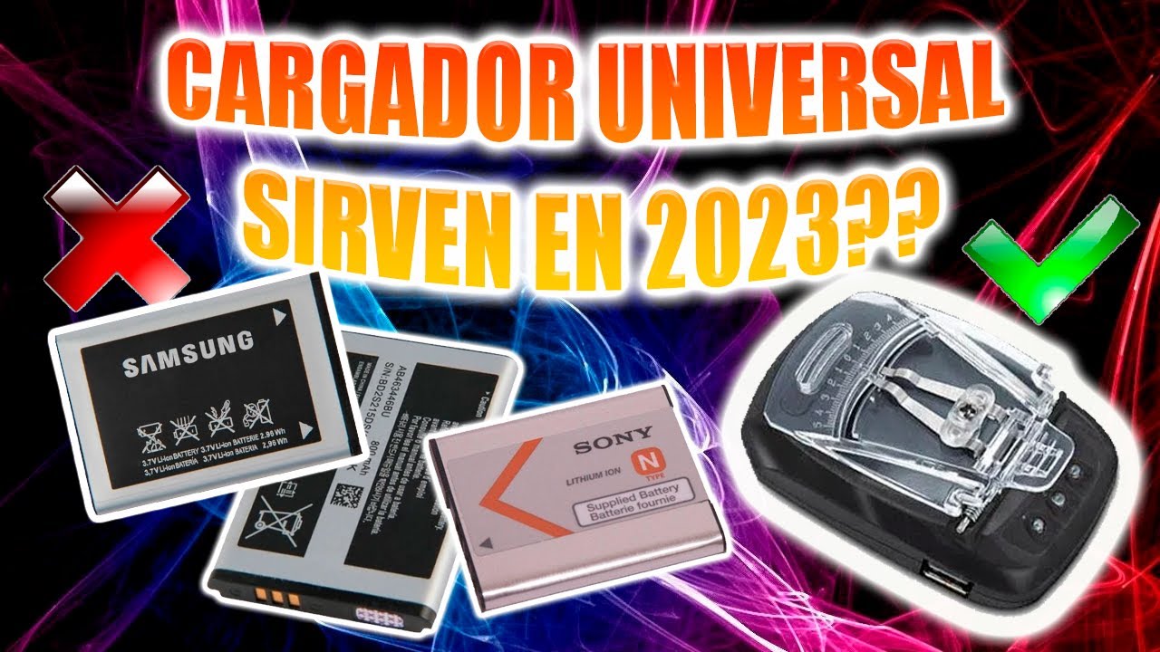 CARGADOR UNIVERSAL DE BATERÍAS DE CELULARES ANTIGUOS 2023