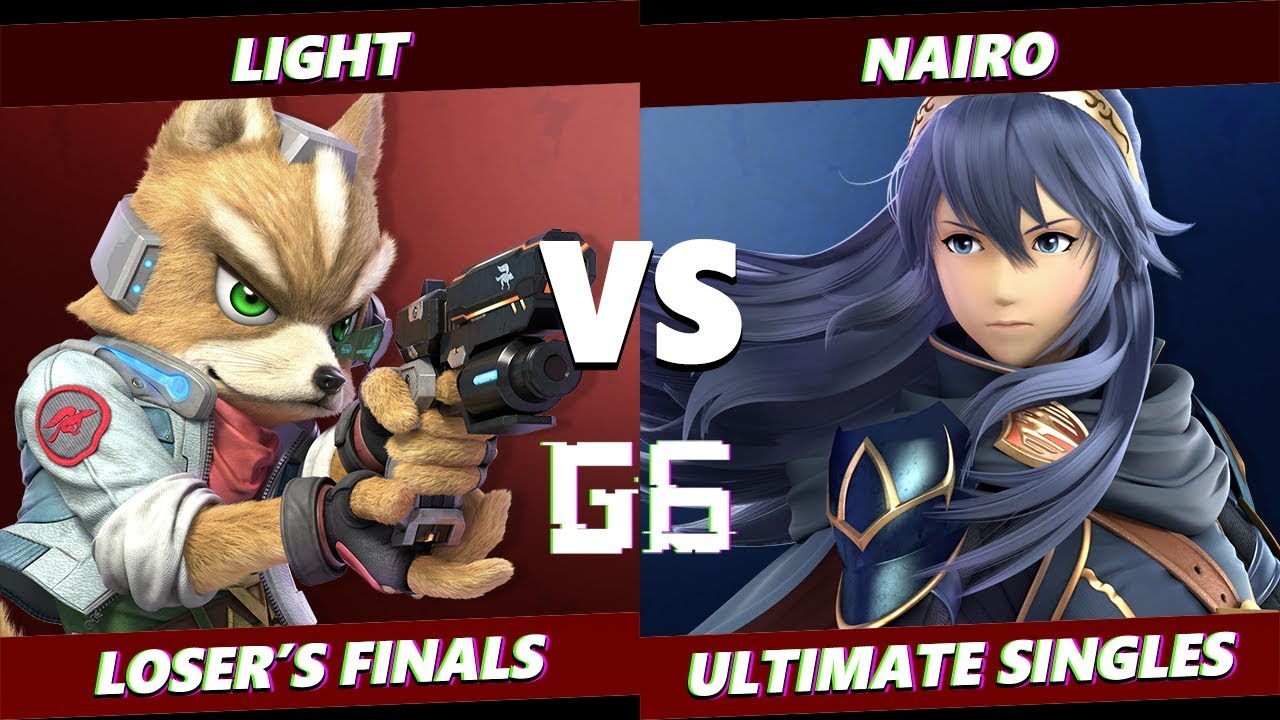 Glitch 6 SSBU -  Light (Fox) VS  NRG | Nairo (Lucina) Smash Ultimate Loser's Finals