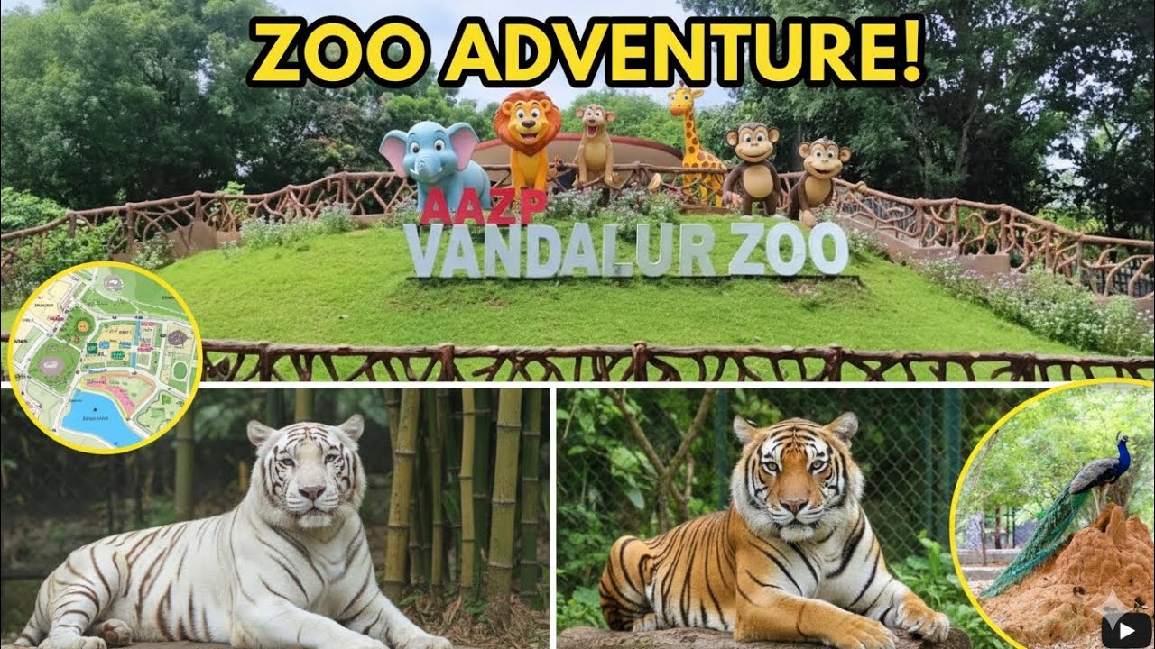 Cycling Through the Wild! 🐯 Vandalur Zoo Full Tour