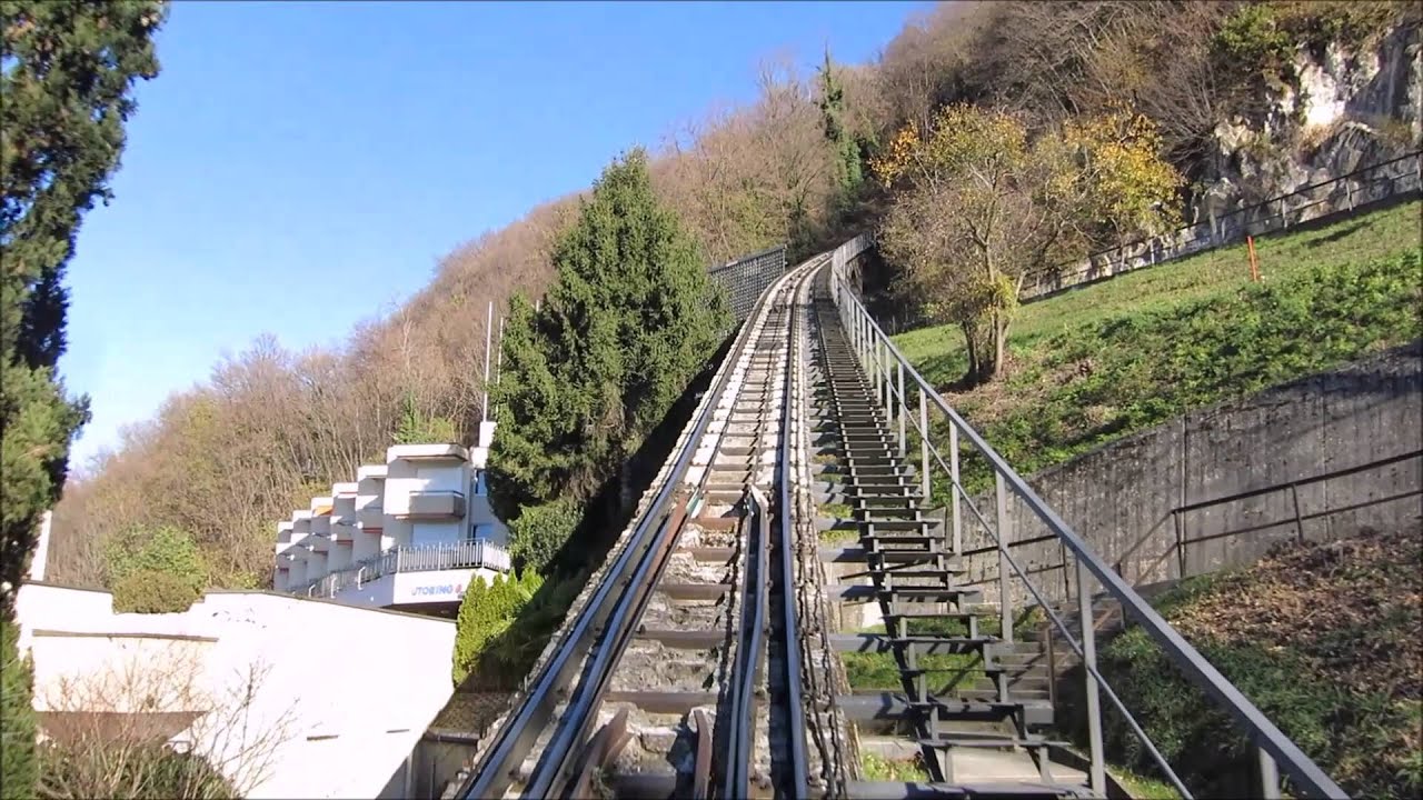 Standseilbahn 6900.04 Lugano Suvigliana - Monte Brè Bergfahrt - Funicolare