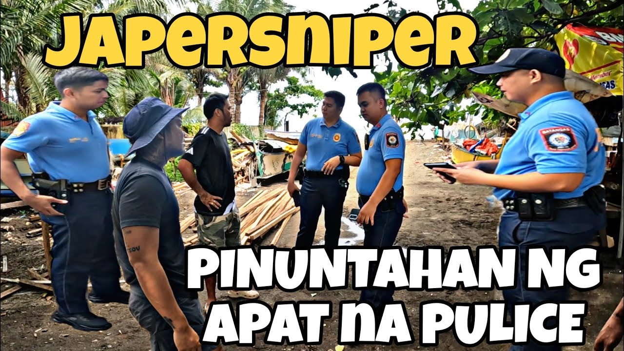 #JAPERSNIPER AT LOUIE PINUNTAHAN NG APAT NA POLICE