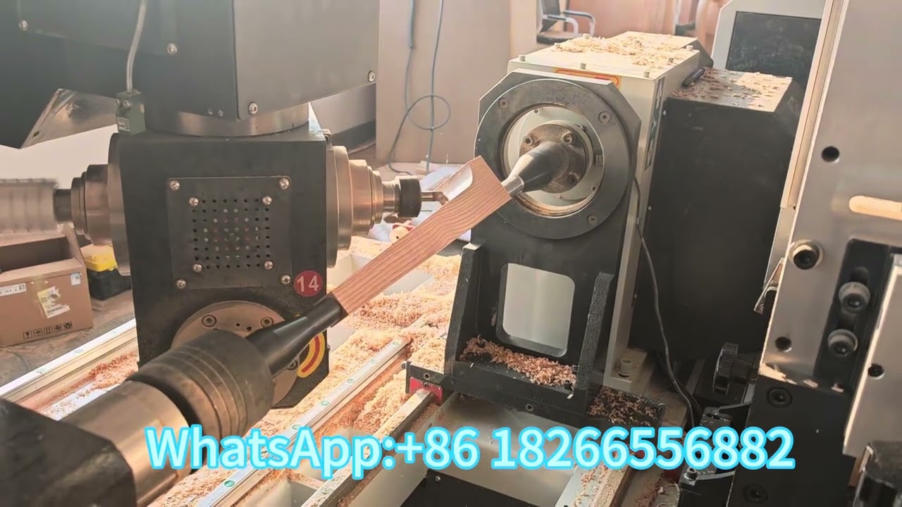 Simple 5 axis lathe machine center for solid wood chair and furniture CNC