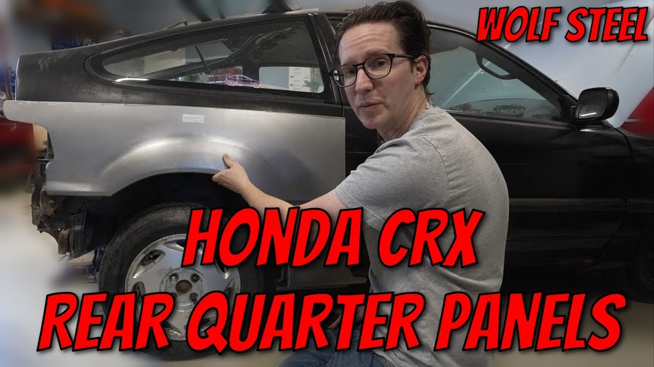 Honda CRX Rear Quarter Panels from Wolf Steel