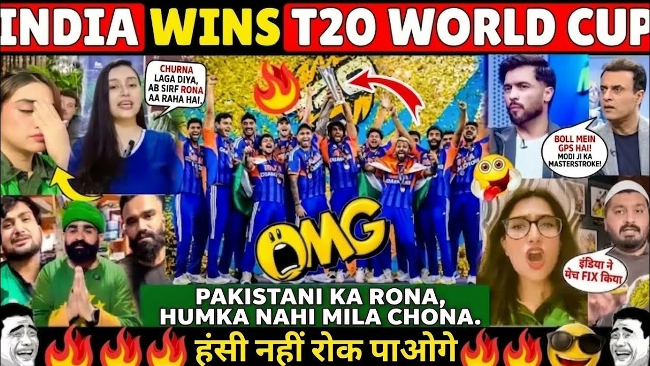 🤣 PAKISTANI CRYING ON INDIA WINS T20 WORLD CUP 2026 AFTER BEATING NEW ZEALAND 🔥 IND VS NZ FINAL