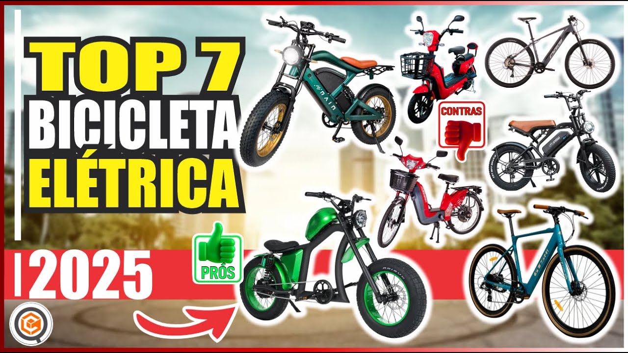 MELHOR BICICLETA ELÉTRICA 2025: E-bikes BARATAS, SUSTENTÁVEIS e de ALTA PERFORMANCE!