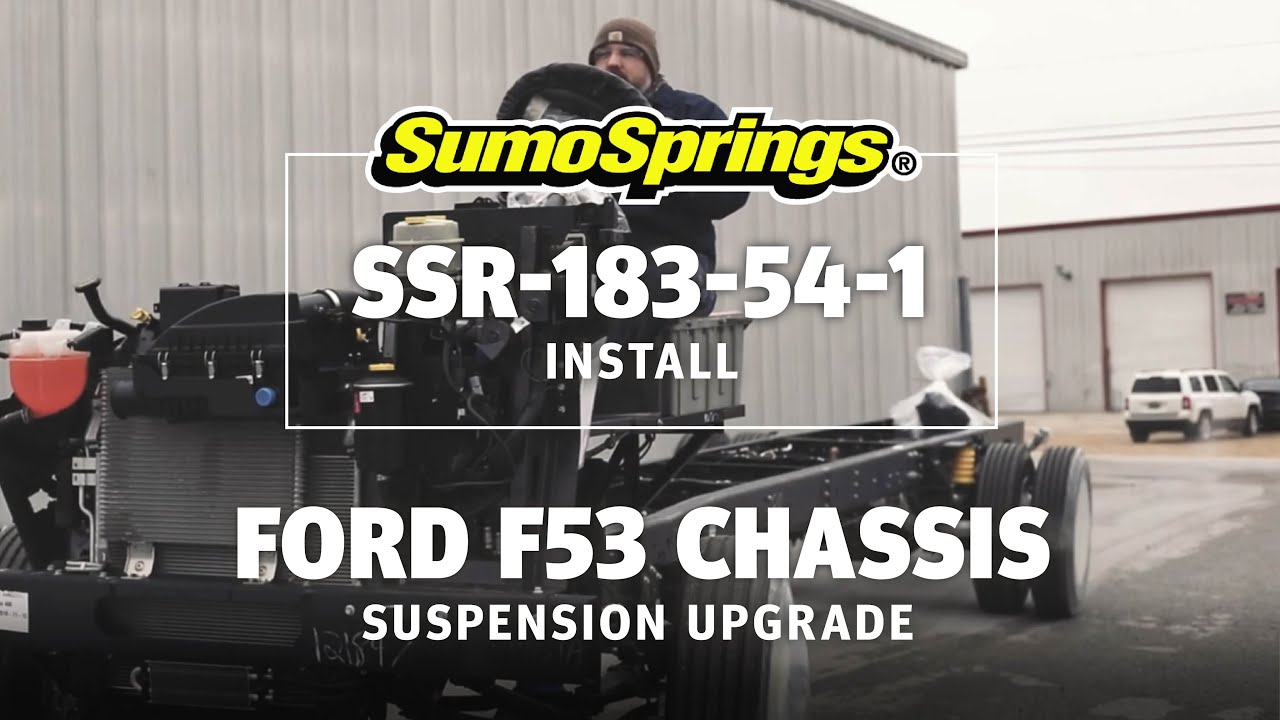Ford F53 Class A Gas Motorhome Suspension Upgrade | SumoSprings SSR-183-54-1 Install
