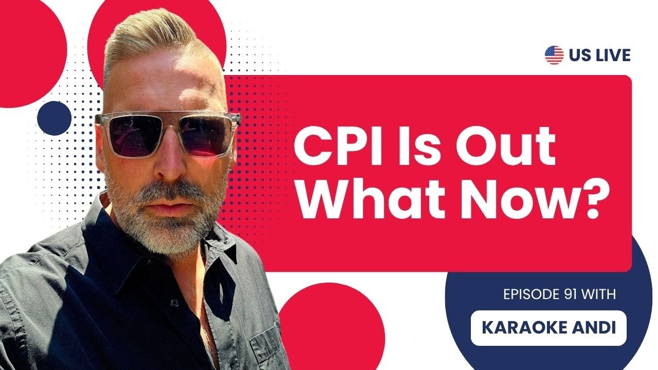 Tading the US session after the CPI release | Live Trading Session with Karaoke Andi