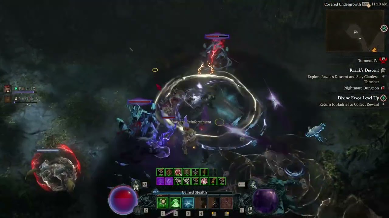 Diablo IV Season 11 Death Trap Rogue Treasure Breach 1/2 Run