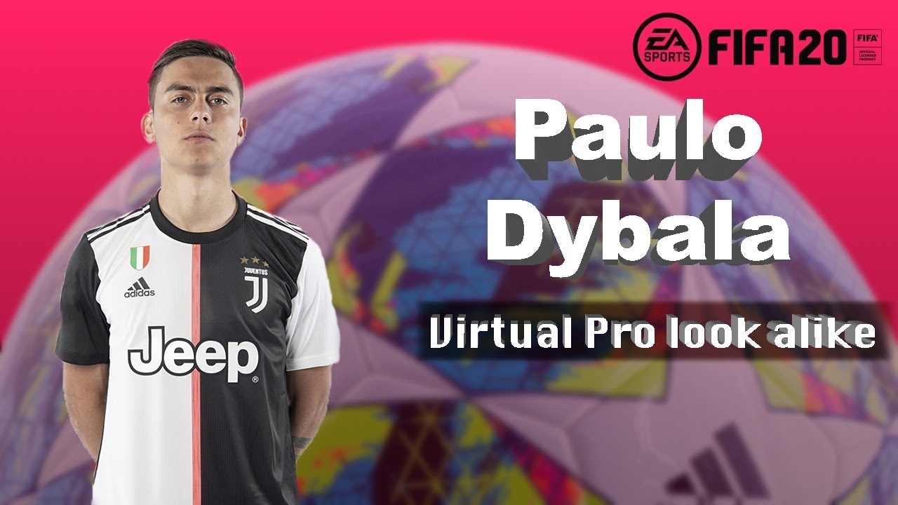 Paulo Dybala - Fifa 20 Pro Clubs look alike