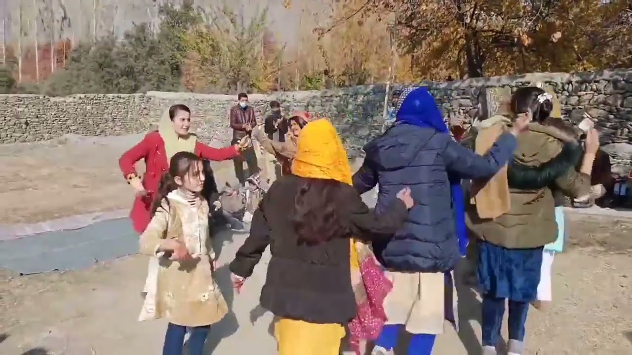 local dance by young girls from Ponyal Ghizer (Gilgit_Baltistan)