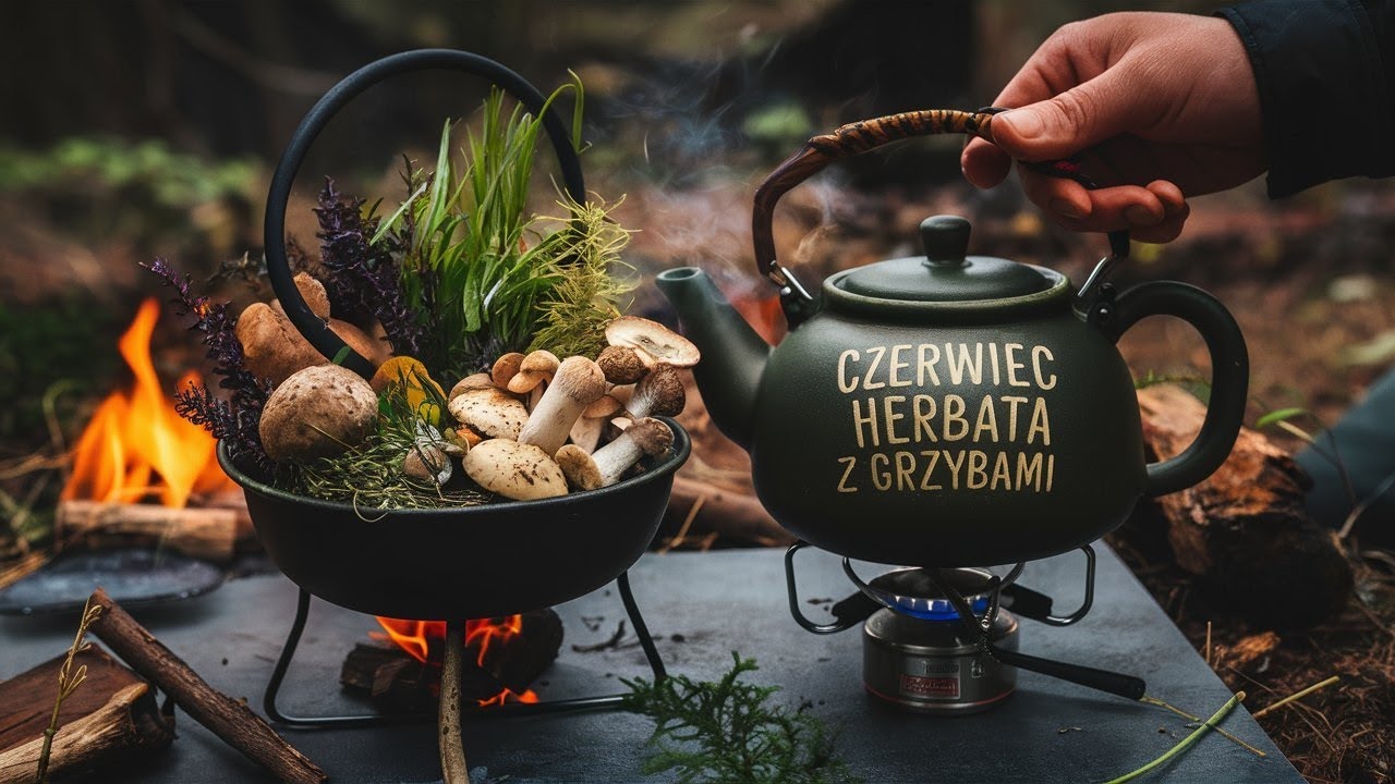 Herbata z GRZYBÓW i zbiory ZIÓŁ w CZERWCU