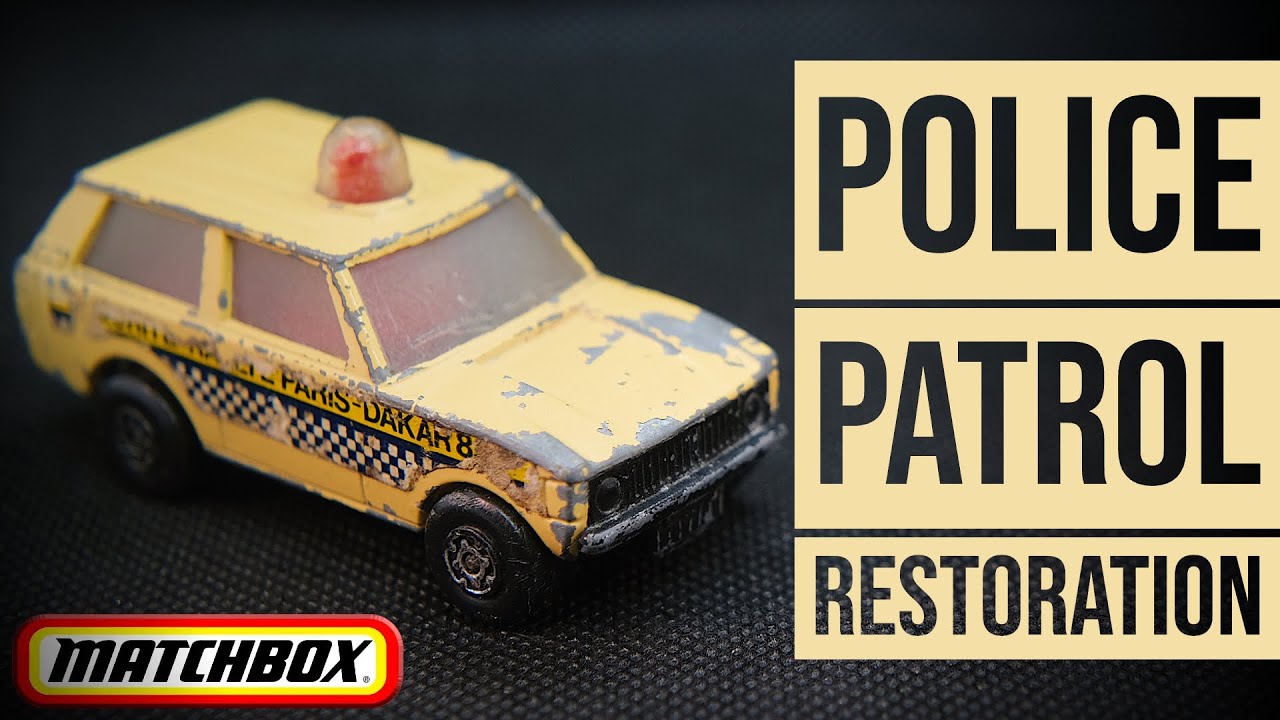 Реставрация MATCHBOX ROLAMATICS: Range Rover 20E Police Patrol