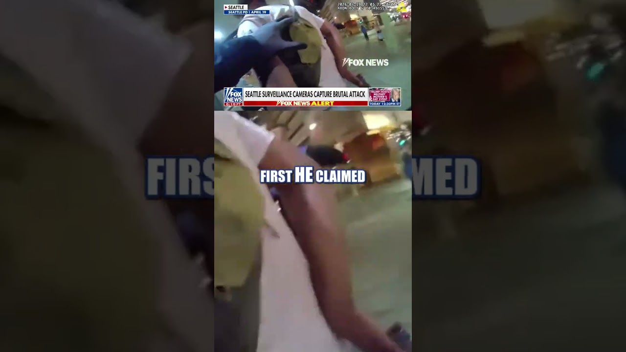 Surveillance cam shows BRUTAL attack of 77-year-old man #foxnews #news #shorts #police #crime