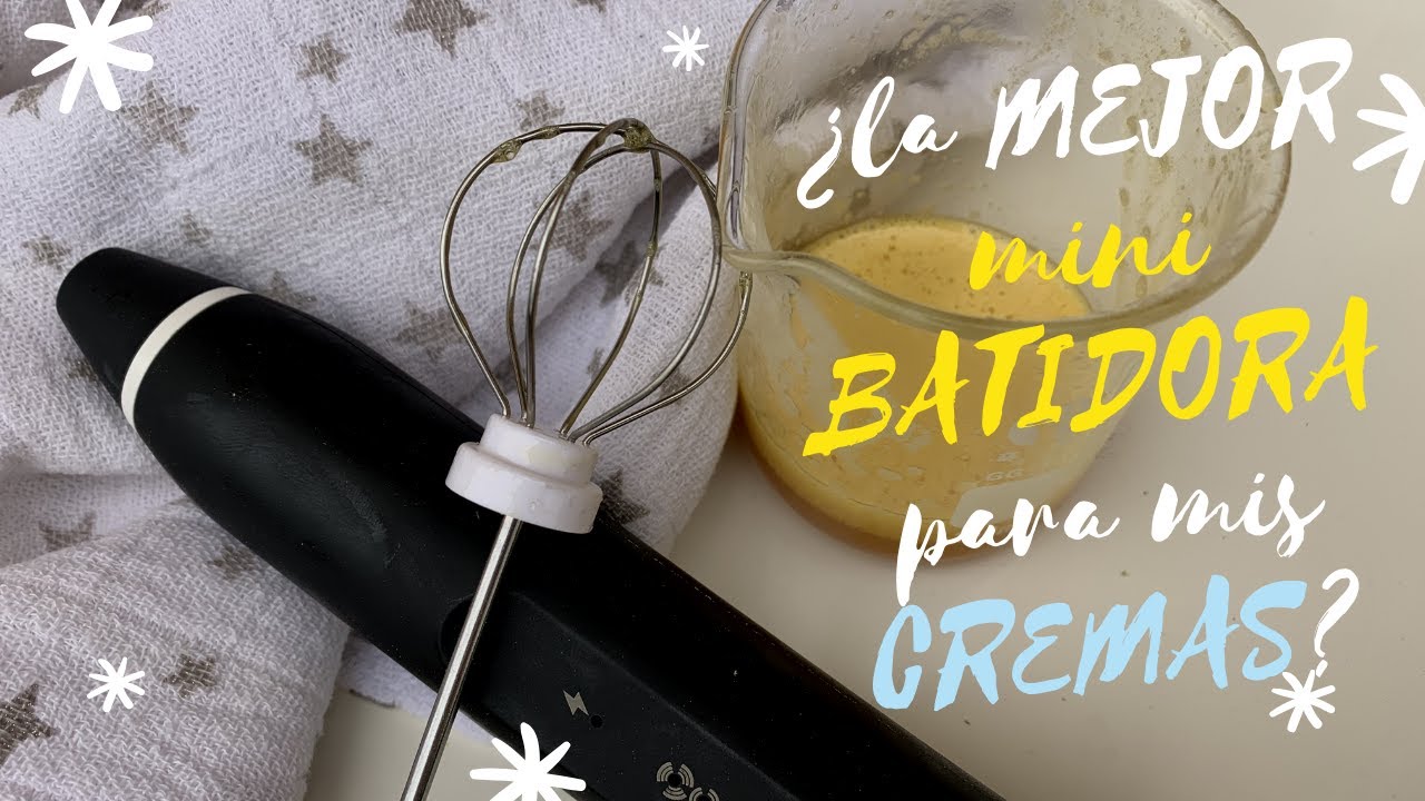 La mejor mini-batidora de mano para mis cremas | ¿Funcionará para cosmética natural? 🤔