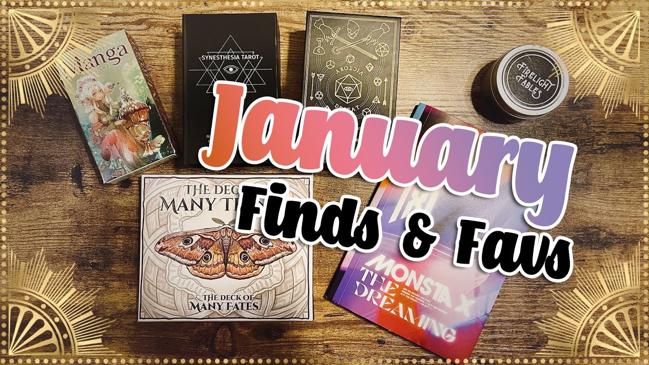 January Finds and Favs | Holiday tarot haul, favorite tv, music, and more!