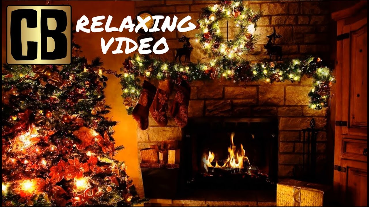 🎄 Relaxing Cozy Christmas Music with fireplace fire🎁▮124