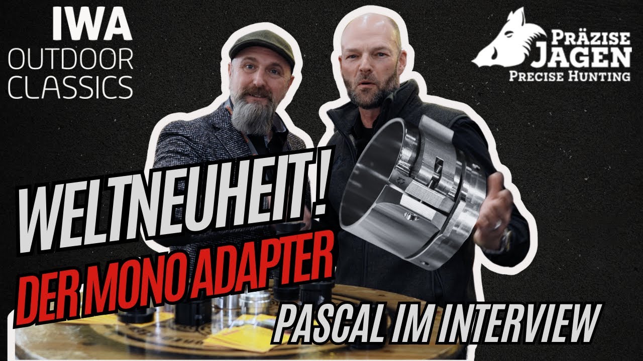 Weltneuheit von  Präzise Jagen. Der neue wandelbare  Mono Adapter für Vorsatzgeräte MADE IN GERMANY.