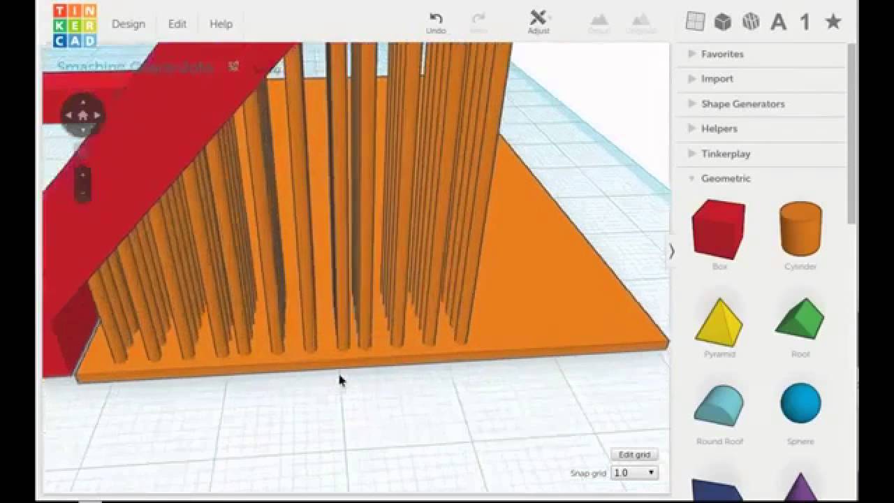 TinkerCAD- Adding support