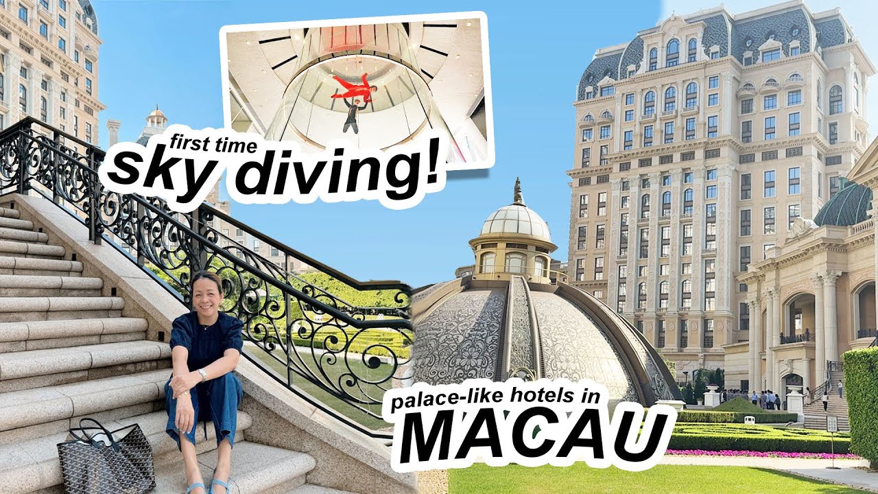 Sky diving in Macau + 5 star hotels tour 🇲🇴 | Mommy Haidee Vlogs