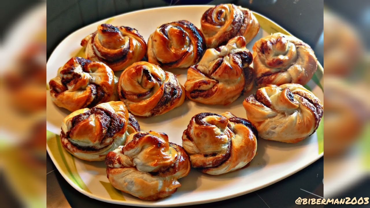 🐌Nutelle-Bl&auml;tterteig Schnecken🥟 #nutella #bl&auml;tterteig #schnecke #s&uuml;&szlig;es #xiaomi #pocox3 #biberman2003