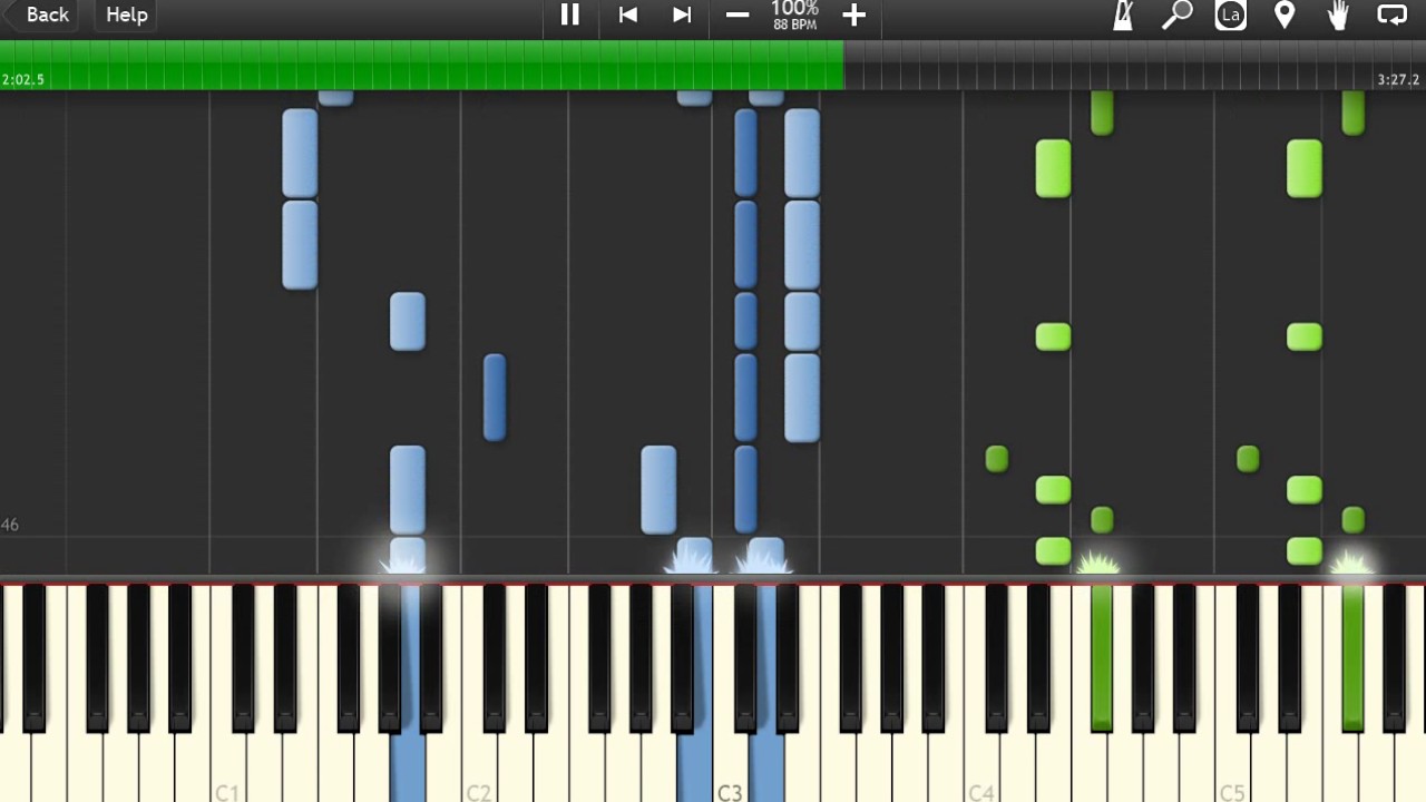 Sia - Never Give Up Piano Cover [Synthesia Piano Tutorial]