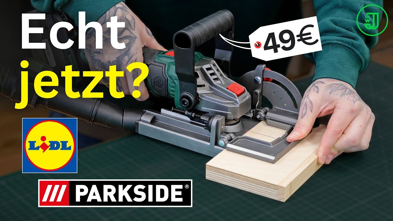 PARKSIDE AKKU FLACHDÜBELFRÄSE für 49 EURO: Ganz ehrlich, diese Lamellenfräse ist... | Jonas Winkler
