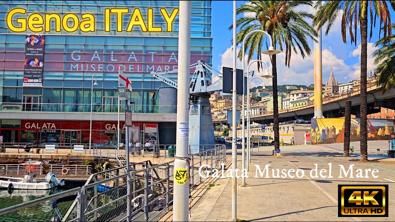 Galata Maritime Museum 🗺️⚓🚢🌊 The greatest maritime museum in the Mediterranean 🇮🇹 ITALY Genoa 4K UHD