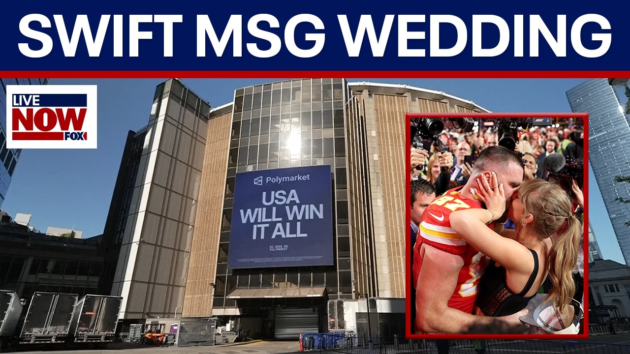 Taylor swift wedding watch underway at Madison Square garden