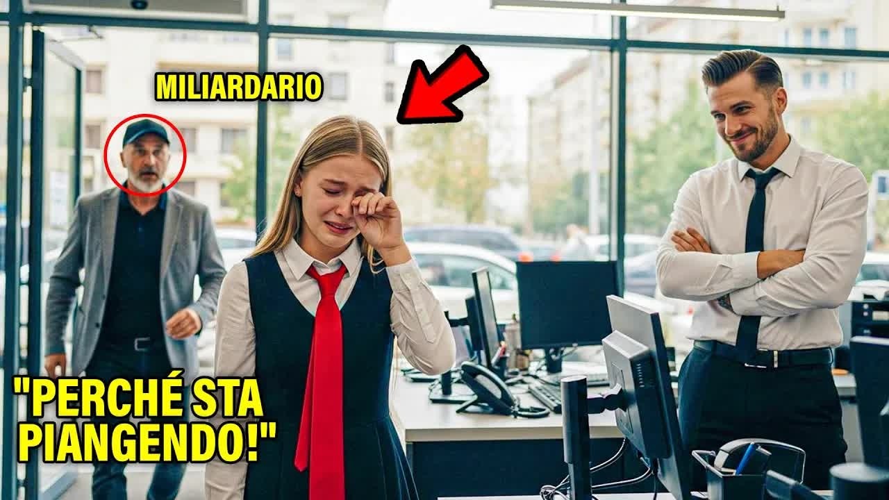 «Miliardario in incognito entra nel suo negozio, vede la figlia della domestica piangere e scopr