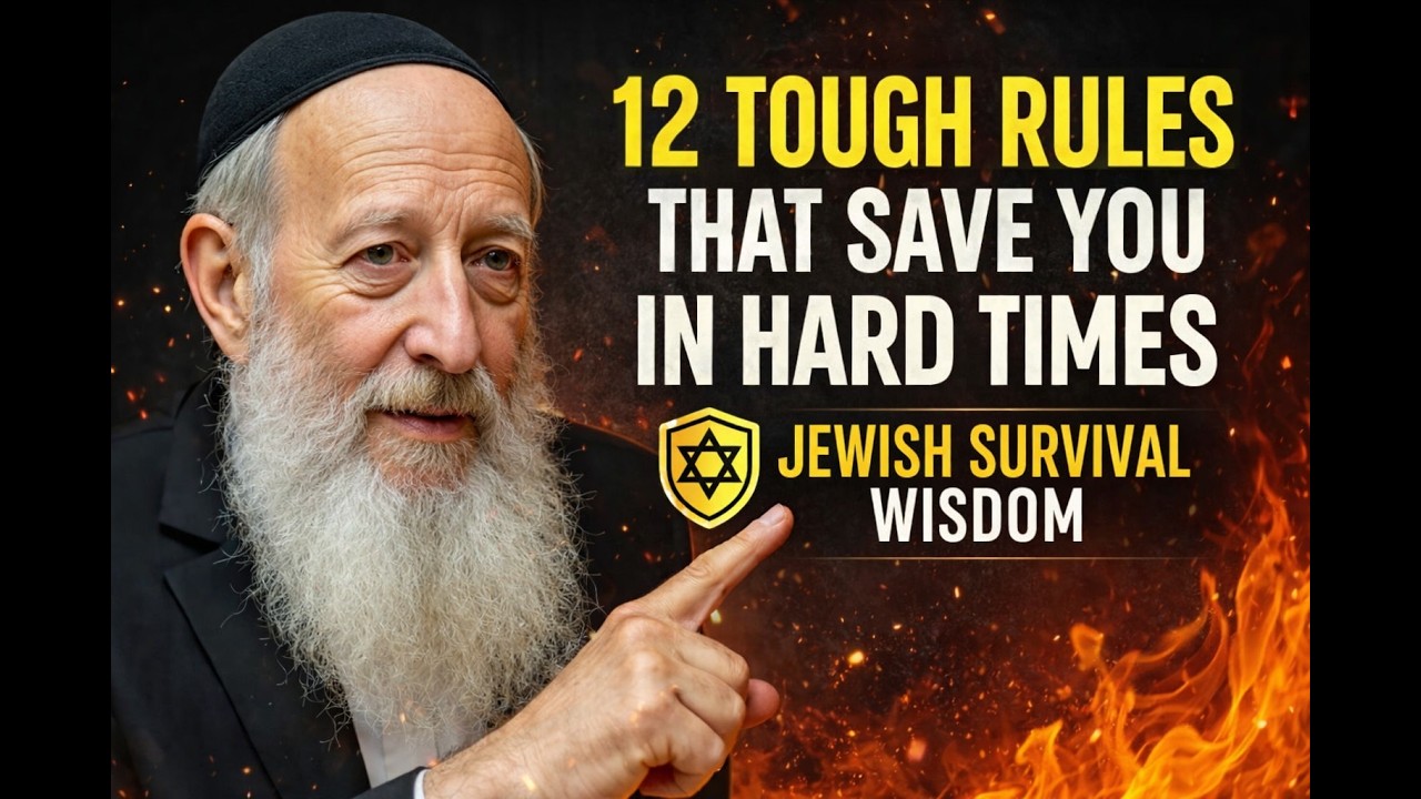 Nobody Is Coming to Save You — Accept It and Win | 12 Rules of Jewish  Wisdom That Actually Work