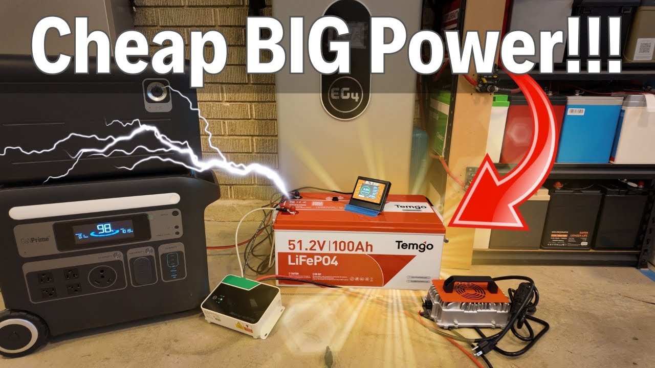 Found One of the Best Battery Kits for Home & Portable Power-Disguised as a Temgo Golf Cart Battery