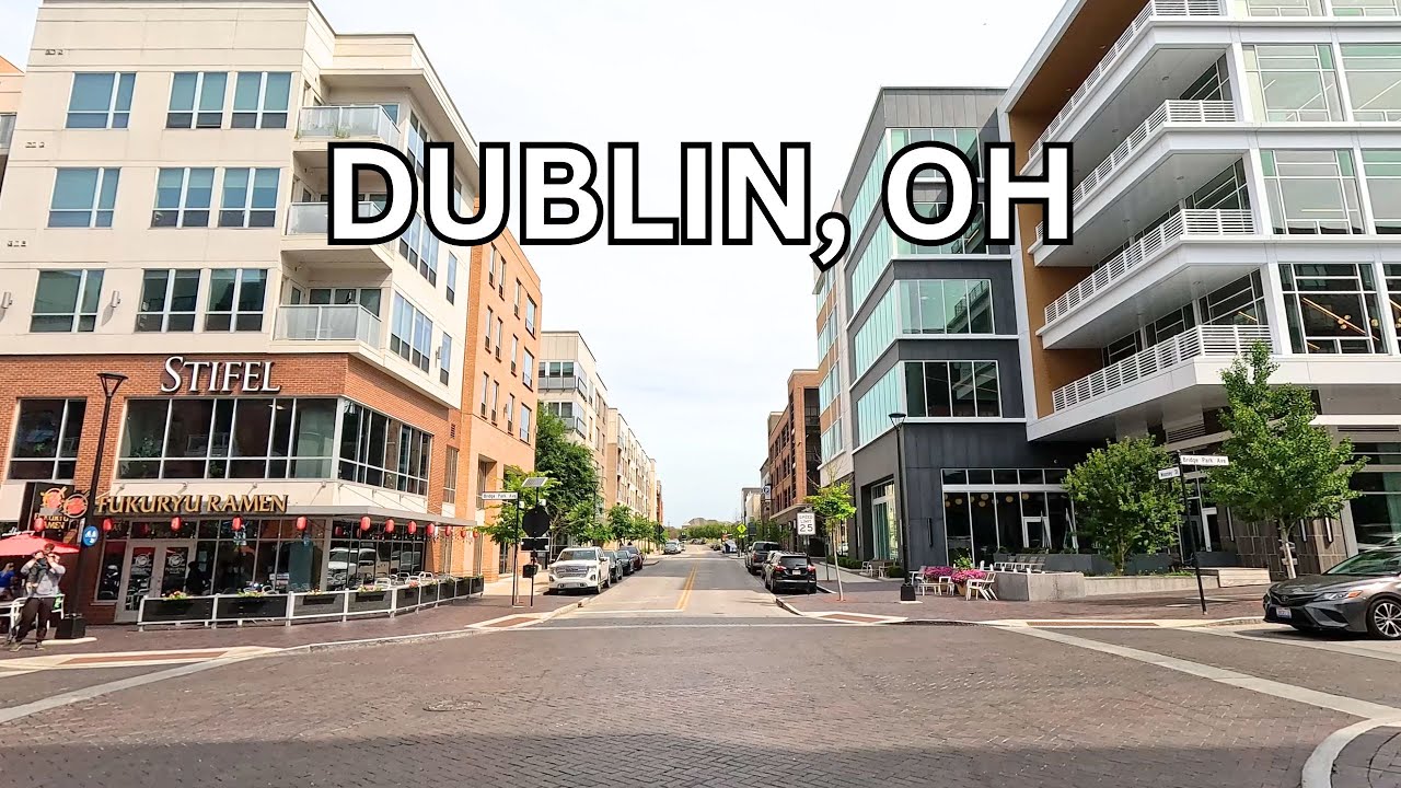 Driving the streets of Dublin, Ohio