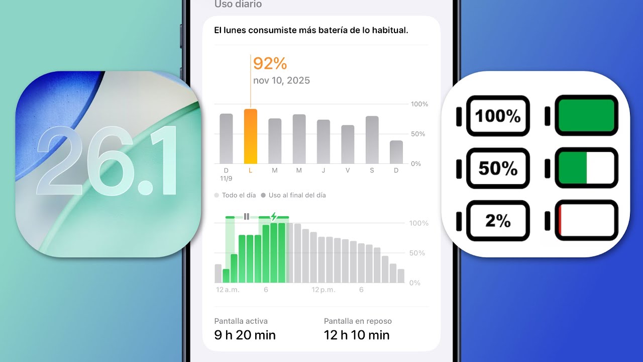 “10 Trucos SECRETOS para Ahorrar Batería en tu iPhone (FUNCIONA en 2025)