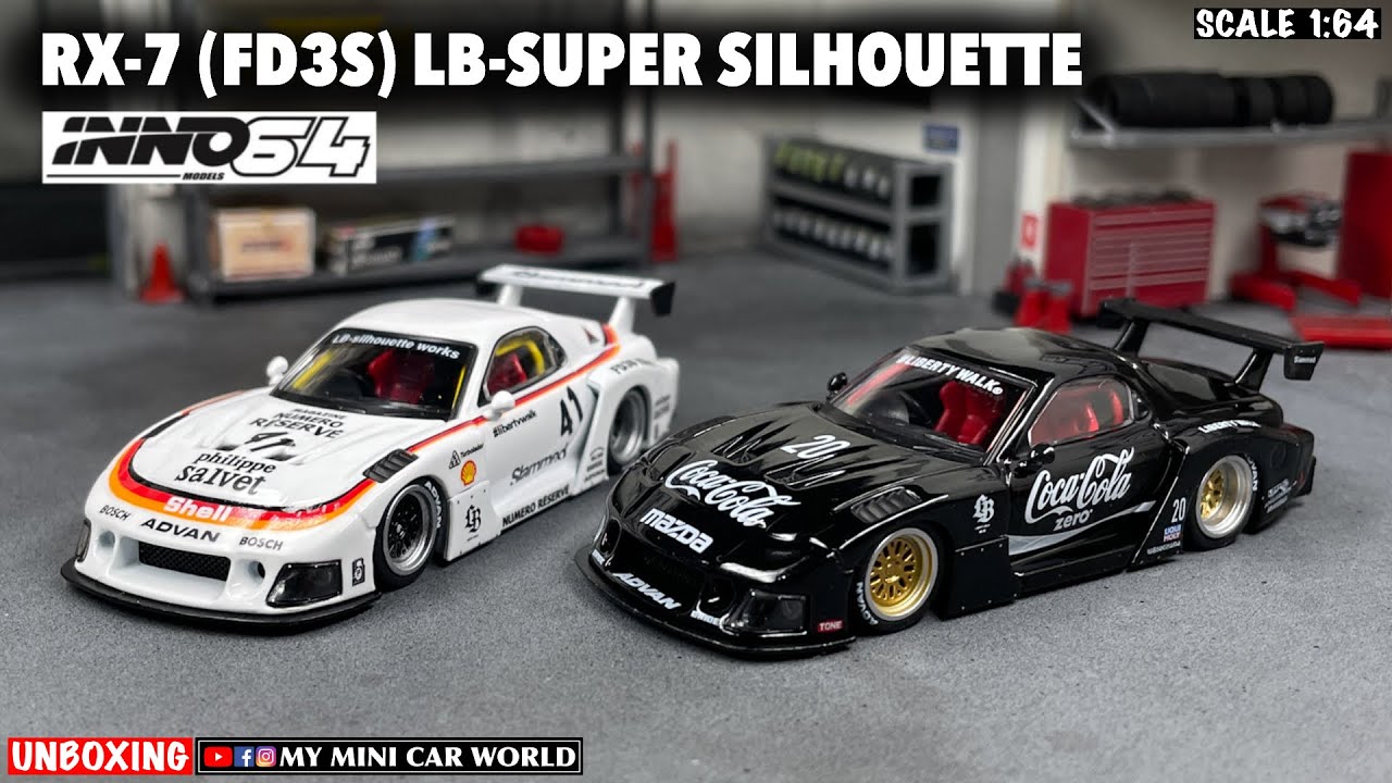 『MY MINI CAR WORLD』UNBOXING INNO64 1/64 RX-7 (FD3S) LB-SUPER SILHOUETTE