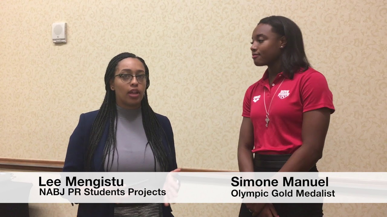 NABJ17: Simone Manuels talks about her mentors