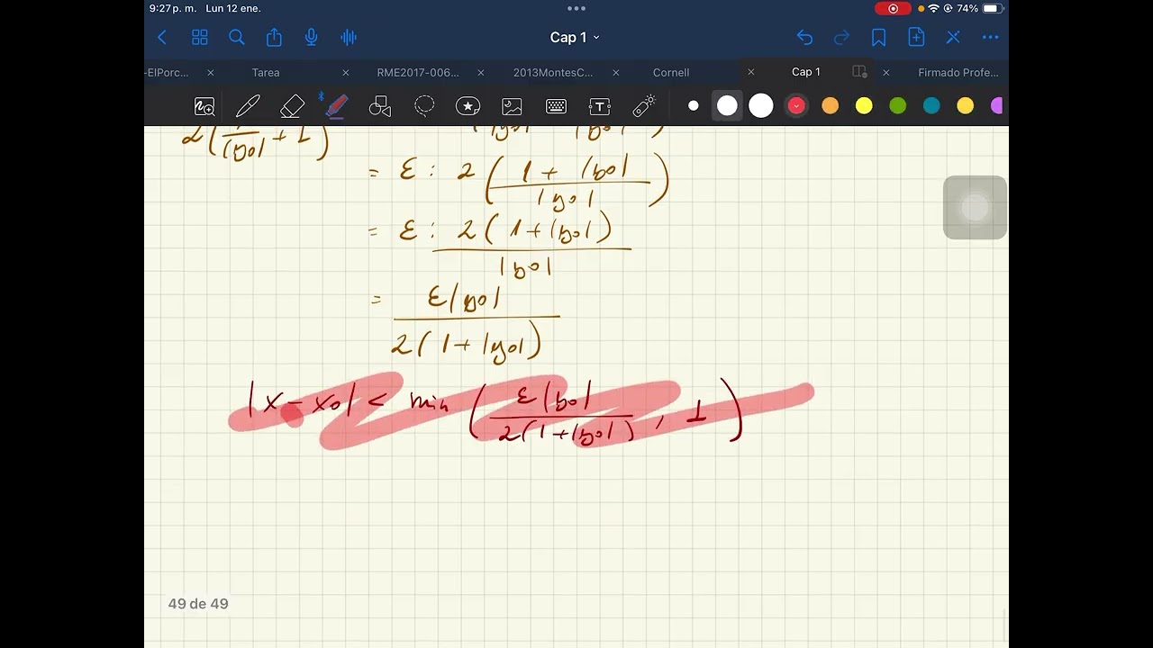 SOLUCIÓN Problema 23 - Capítulo 1 CALCULUS Spivak