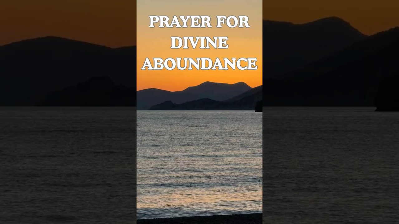 Unlock Heaven’s Overflow 🔥 Prayer for Divine Abundance & Favor