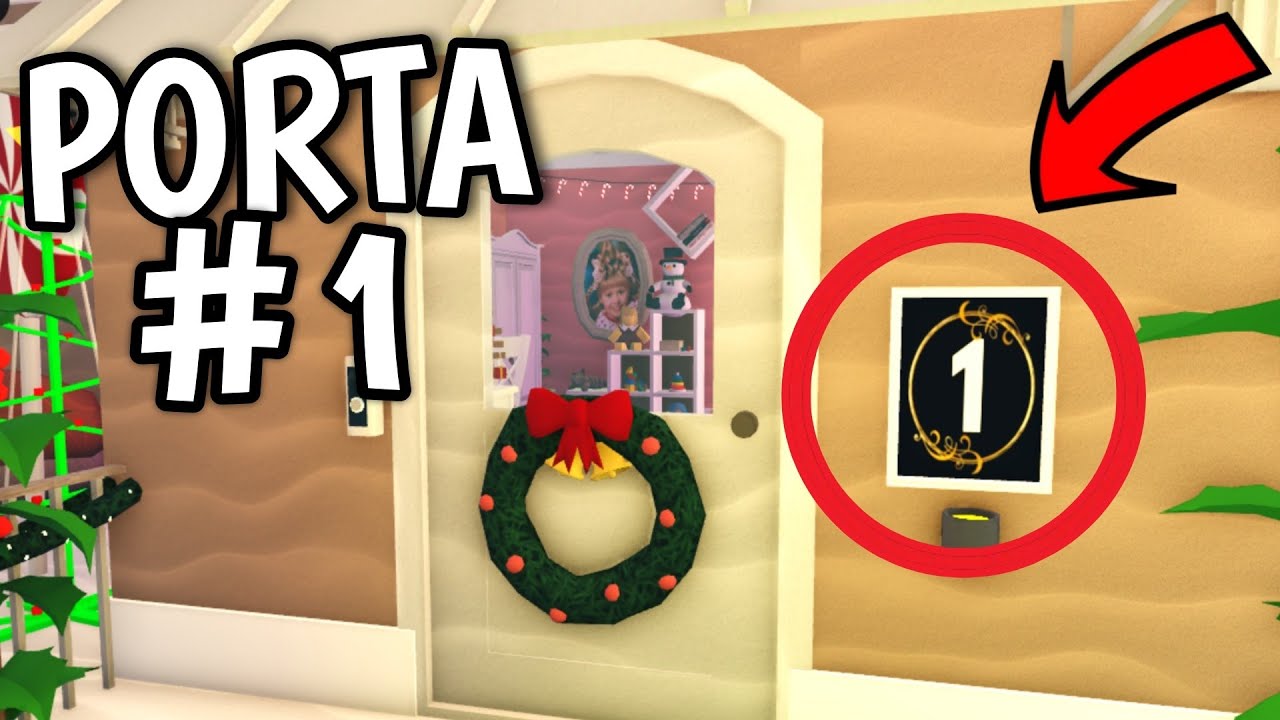BLOXBURG - ABRINDO A PRIMEIRA PORTA DO CALENDÁRIO DO ADVENTO - ROBLOX