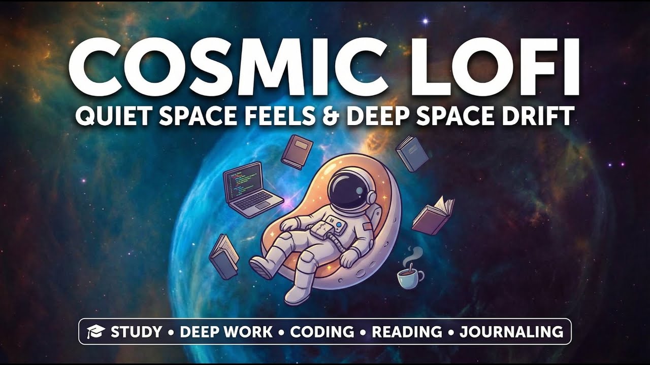 Cosmic Lofi Beats 🌌 Space Ambient Music for Study, Focus, Relax & Deep Work | Chill Hop Mix