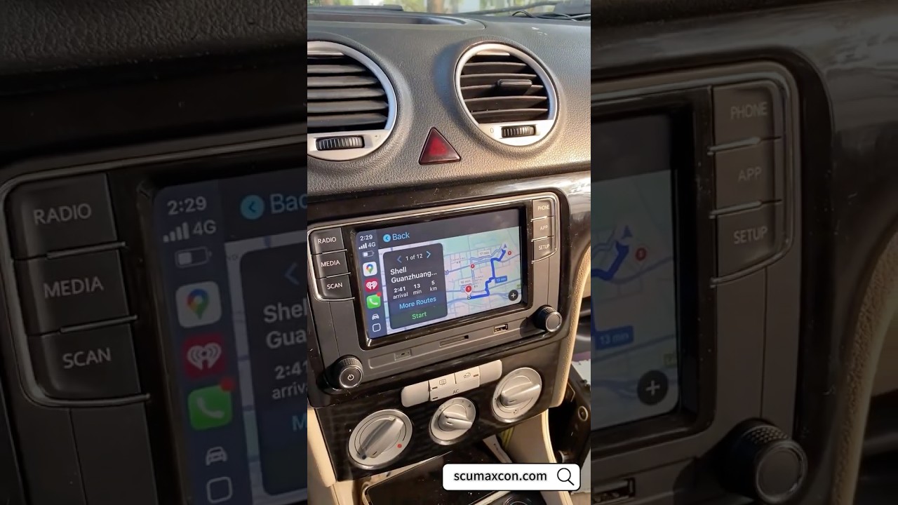SCUMAXCON RCD360 PRO3S — До и после | Преображение интерьера Golf Mk6 2010–2014 годов