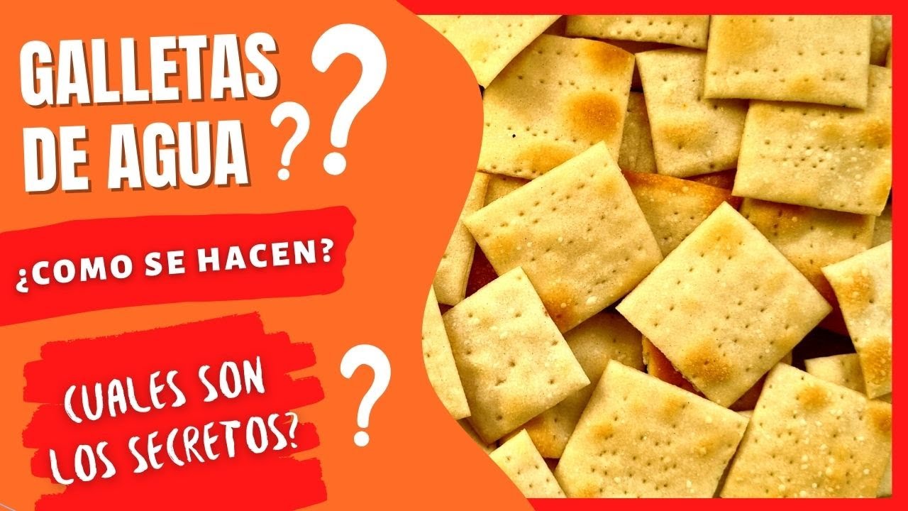 Como hacer galletas de agua la mejor receta!!!