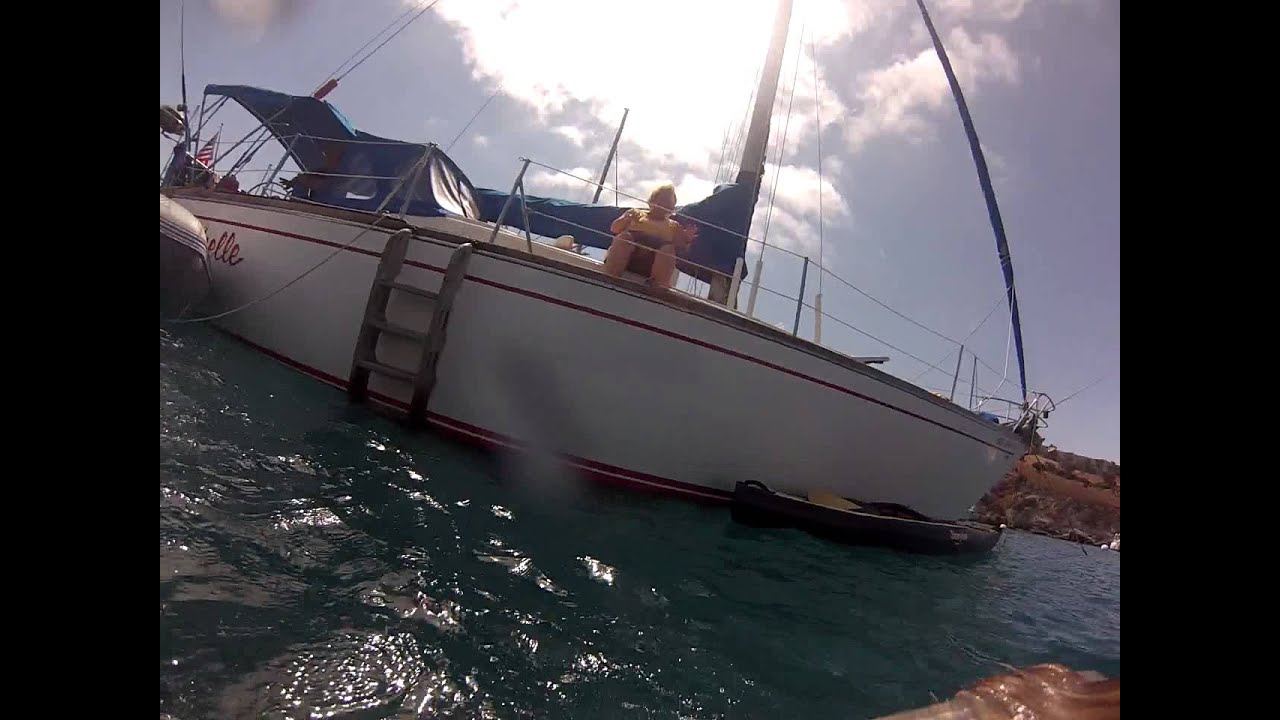 Julian first dive with Hero Pro