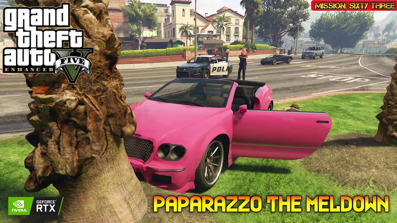 Grand Theft Auto 5 Gameplay - Mission 63 [ Paparazzo - The Meldown ] Full Walkthrough - RTX 3060Ti