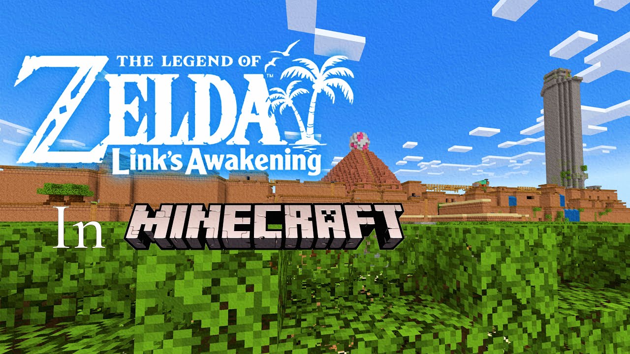 Zelda Links Awakening in Minecraft Trailer