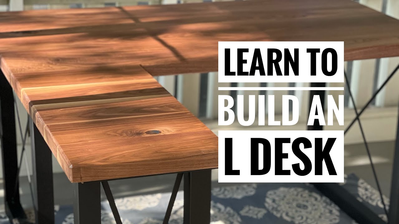 Learn to build an L Shaped Desk Step by Step